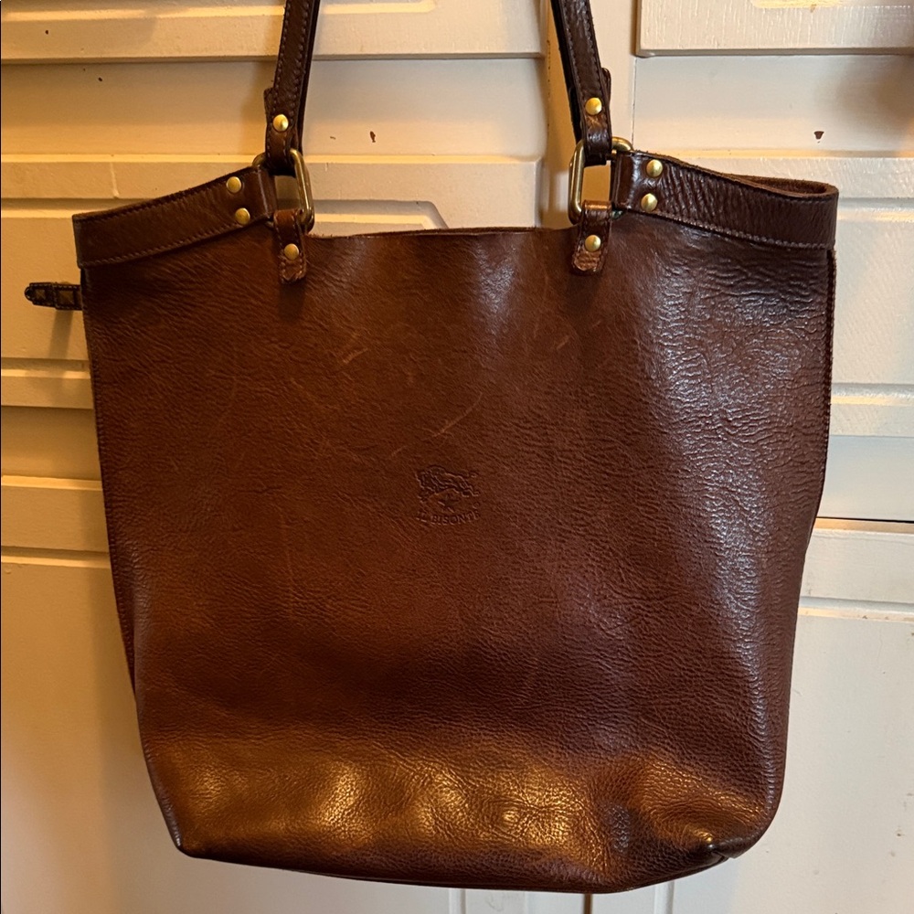 IL Bisonte Italian Leather Tote Bag